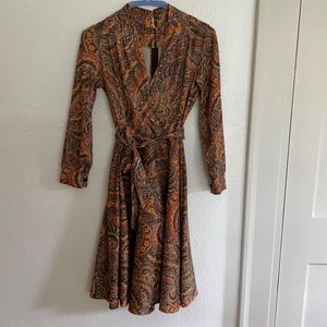 Amazing 1970s vintage Paisley dress